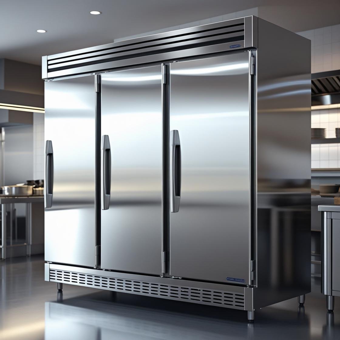 4 door commercial freezer